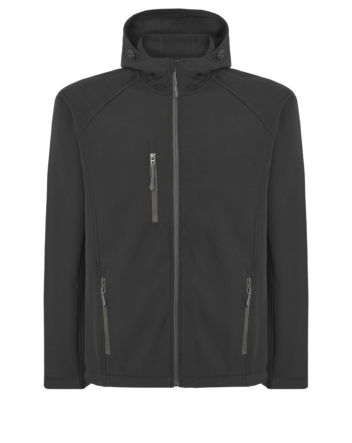 Softshell Jacket Hooded - Black