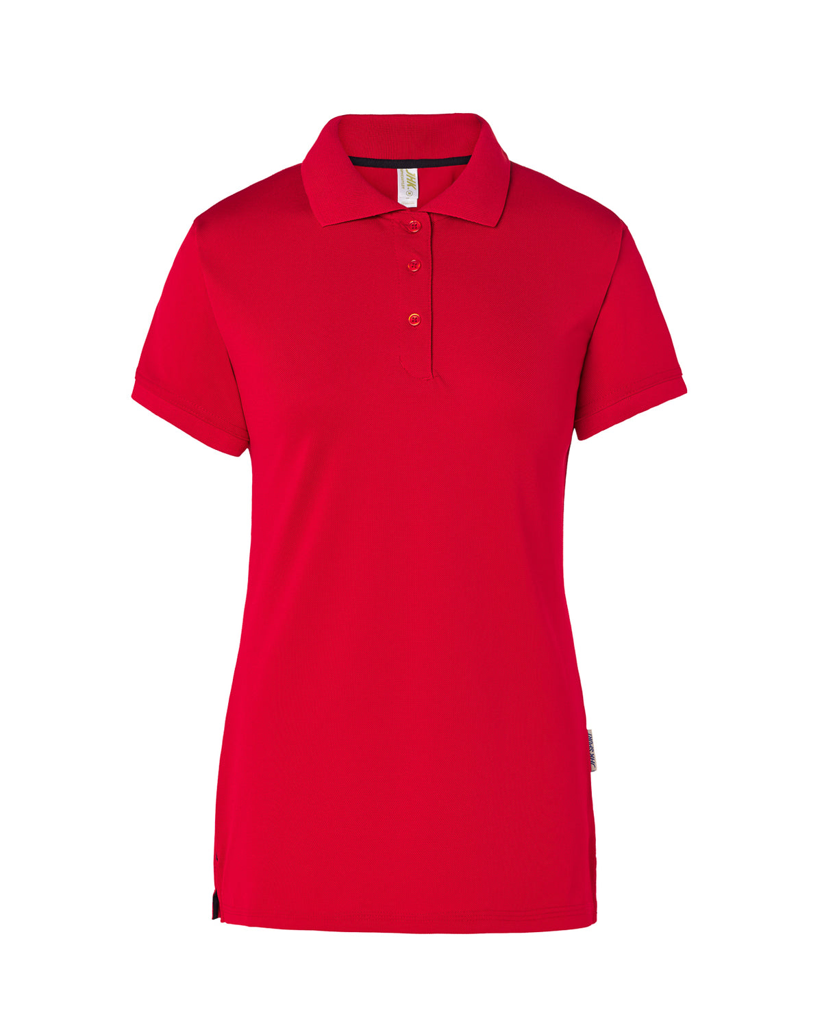 Heavy Pique Polo Lady - Red - Navy