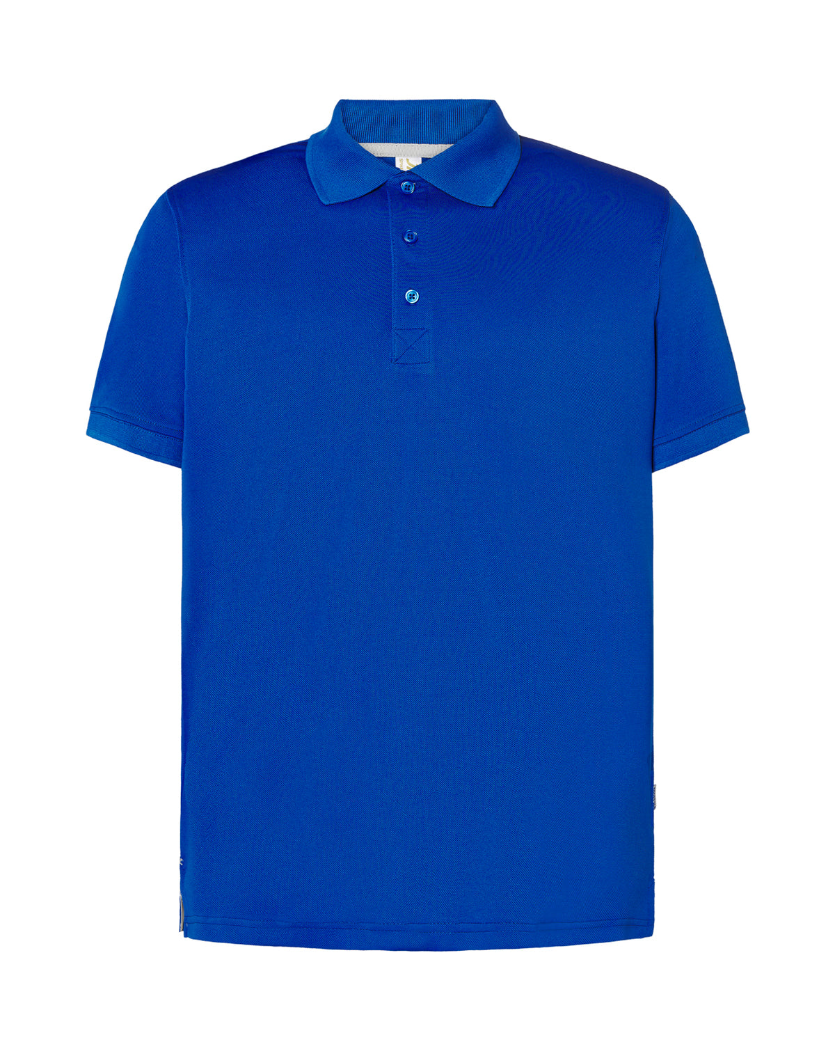 Heavy Pique Polo Man - Royal Blue - Silver
