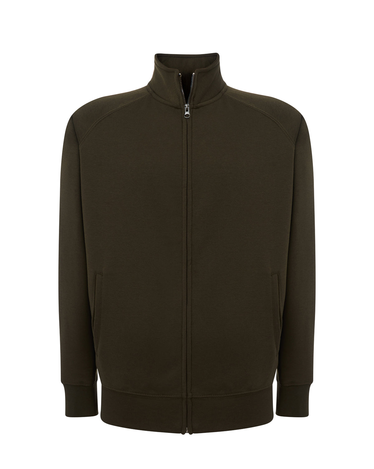 Full Zip Sweatshirt - Khaki