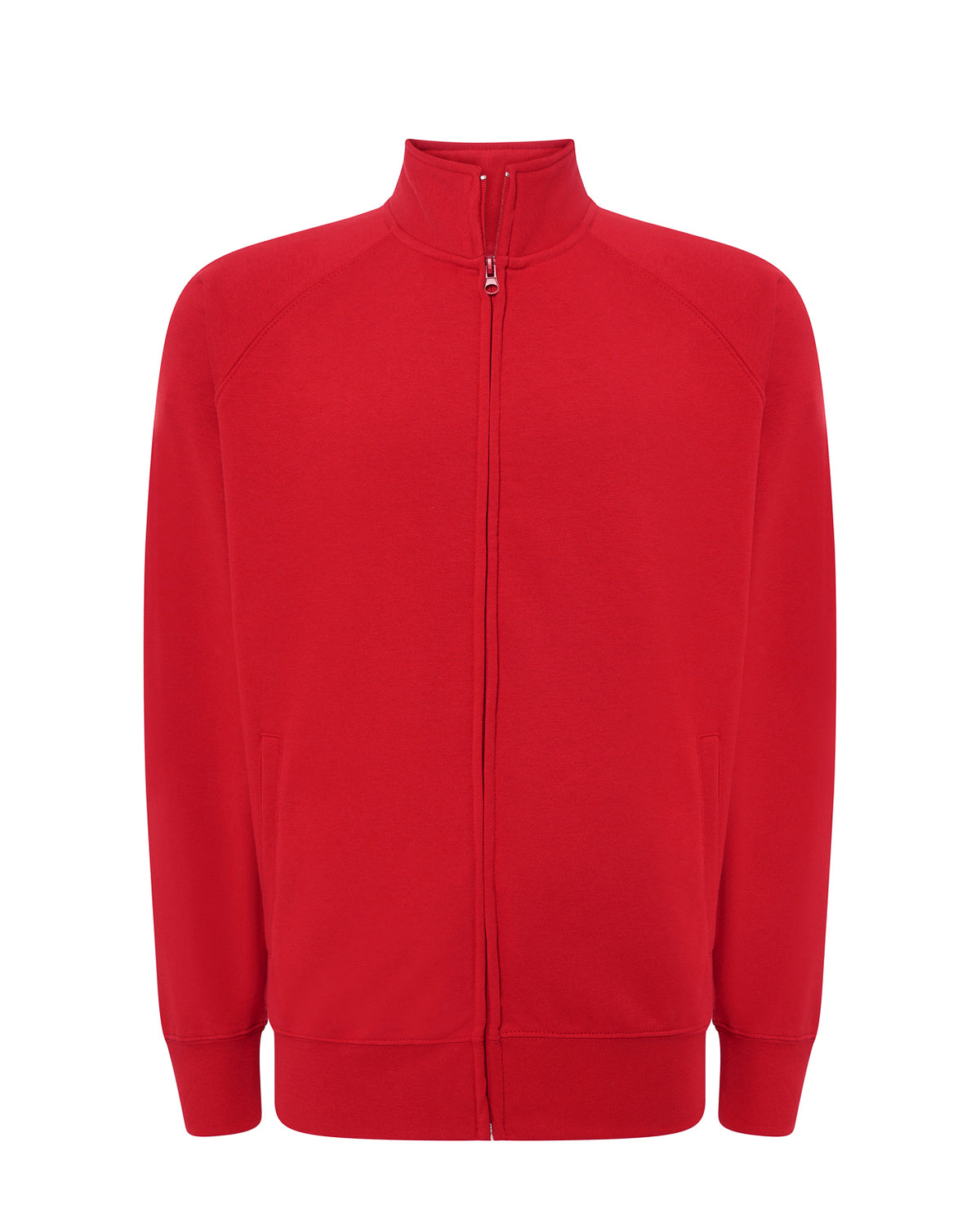 Full Zip Sweatshirt - Red