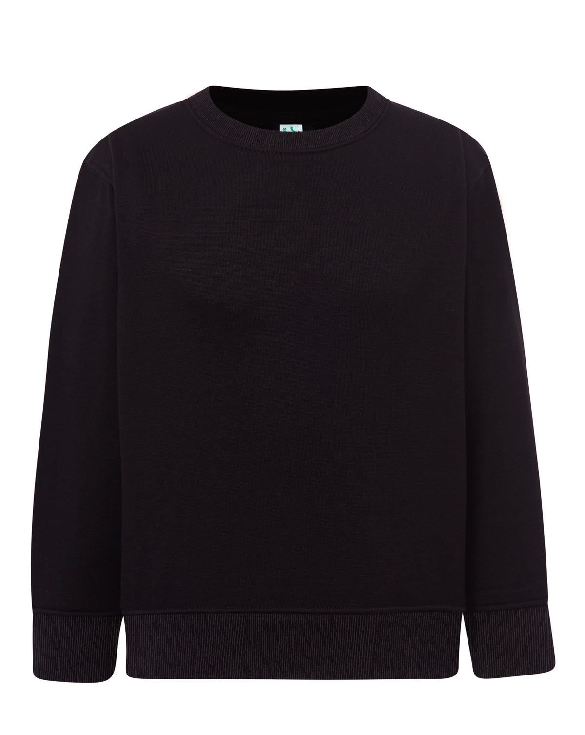 Crew Neck Sweatshirt Kid - Black