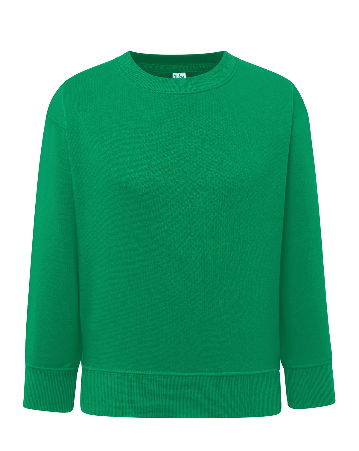 Crew Neck Sweatshirt Kid - Kelly Green