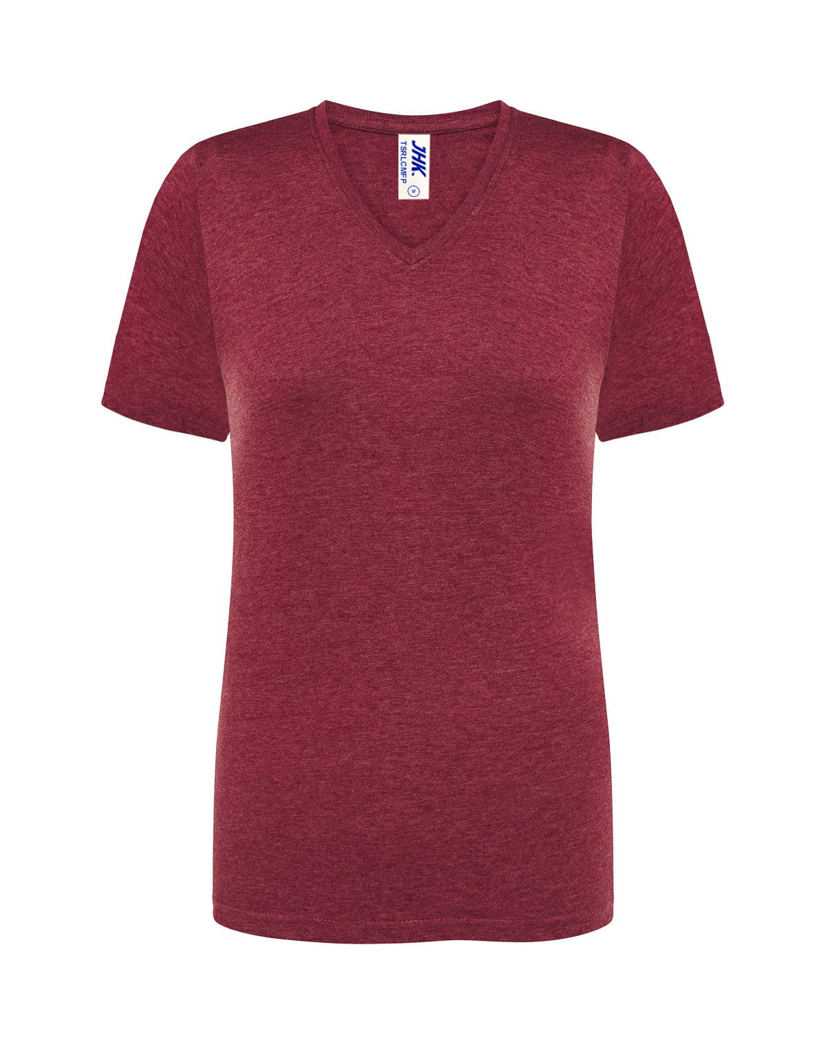 Lady Regular Comfort V-Neck - Burgundy Heather