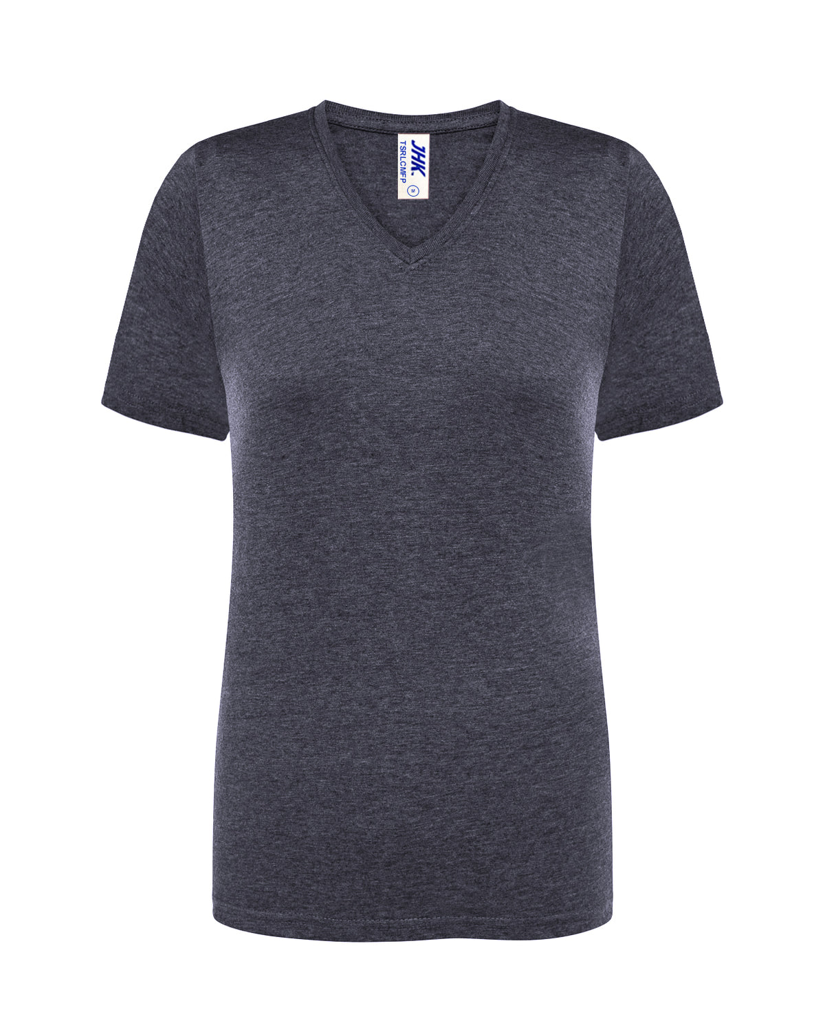 Lady Regular Comfort V-Neck - Denim Heather