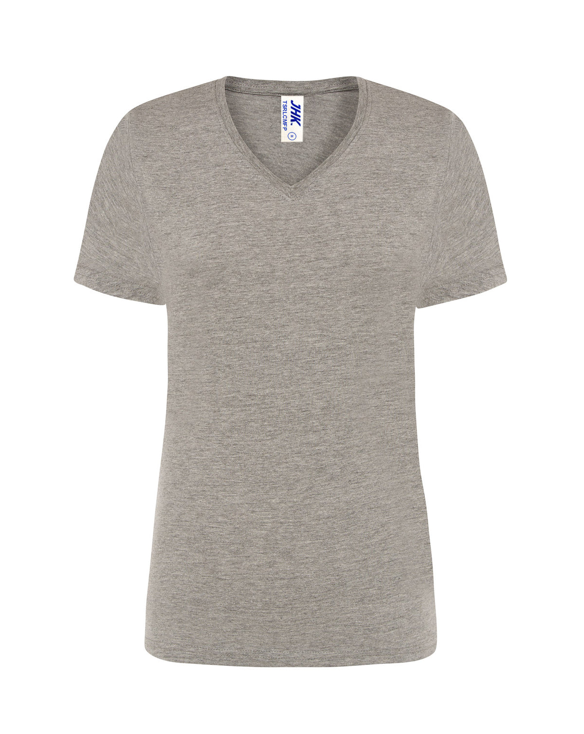 Lady Regular Comfort V-Neck - Grey Melange