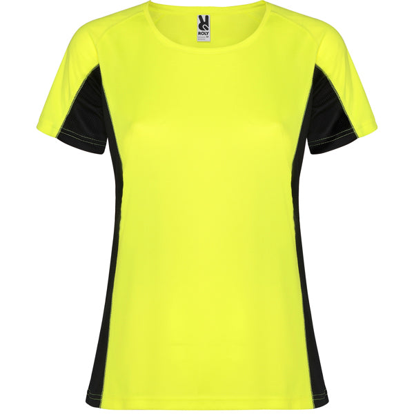SHANGHAI WOMAN 6648 · AMARILLO FLUOR/ NEGRO · Delante