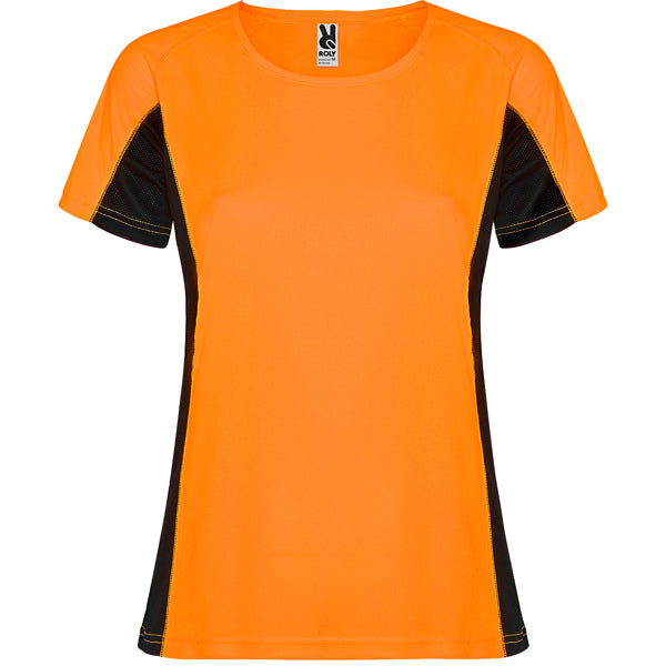SHANGHAI WOMAN 6648 · NARANJA FLUOR/NEGRO · Delante