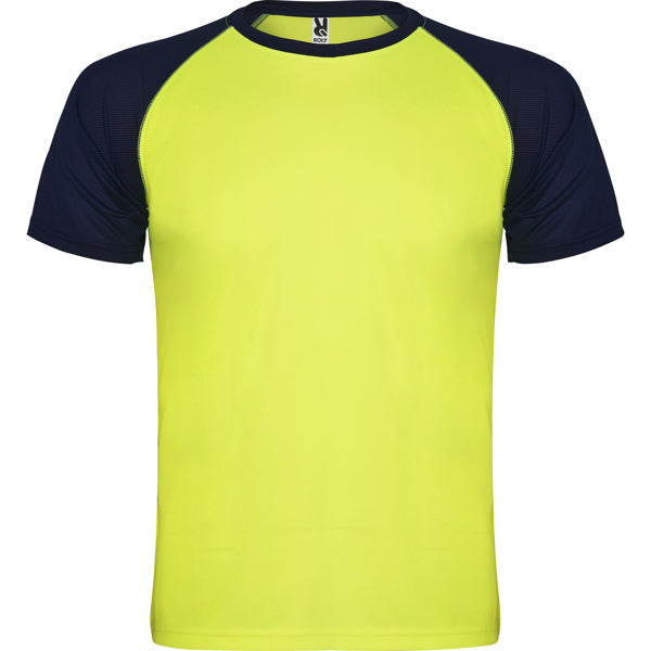 INDIANAPOLIS 6650 · AMARILLO FLUOR/MARINO · Delante