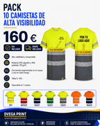 Oferta pack 10 camisetas HV9317