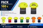 Pack 10 camisetas alta visibilidad HV9317