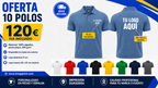 Pack 10 polos STAR personalizados
