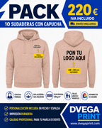 Oferta pack 10 sudaderas con capucha
