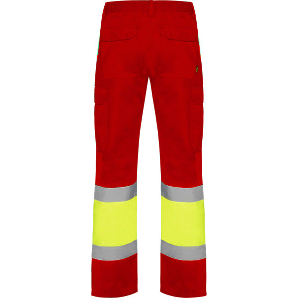 SOAN 9301 · ROJO LABORAL/AMARILLO FLUOR · Detrás