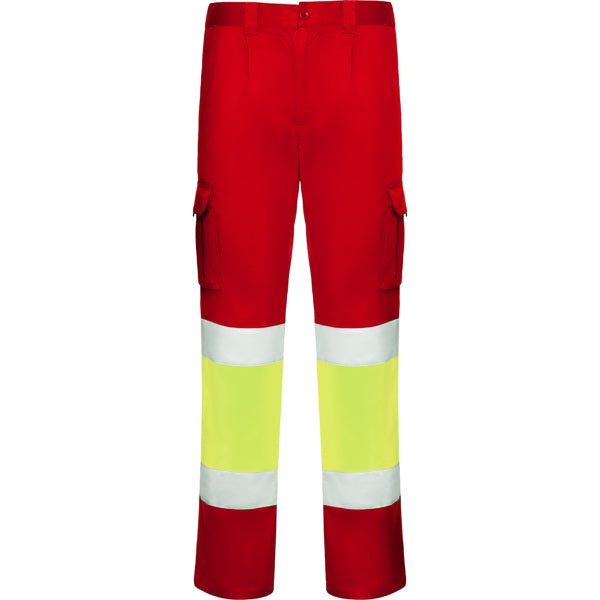 DAILY STRETCH HV 9312 · ROJO LABORAL/AMARILLO FLUOR · Delante