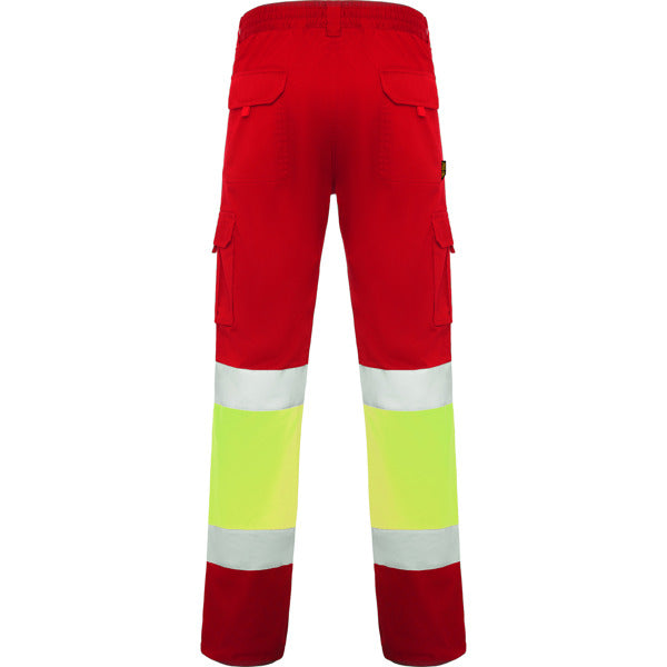 DAILY STRETCH HV 9312 · ROJO LABORAL/AMARILLO FLUOR · Detrás