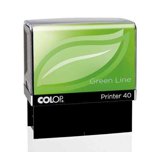 Sello Printer 40 G7 Green Line · tinta azul