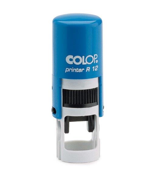 Sello Printer R 12 azul/azul · tinta azul