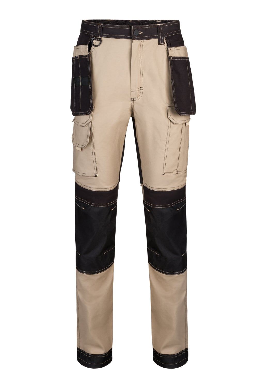 Pantalón canvas stretch bicolor con bolsillos flotantes - imagen Velilla Group