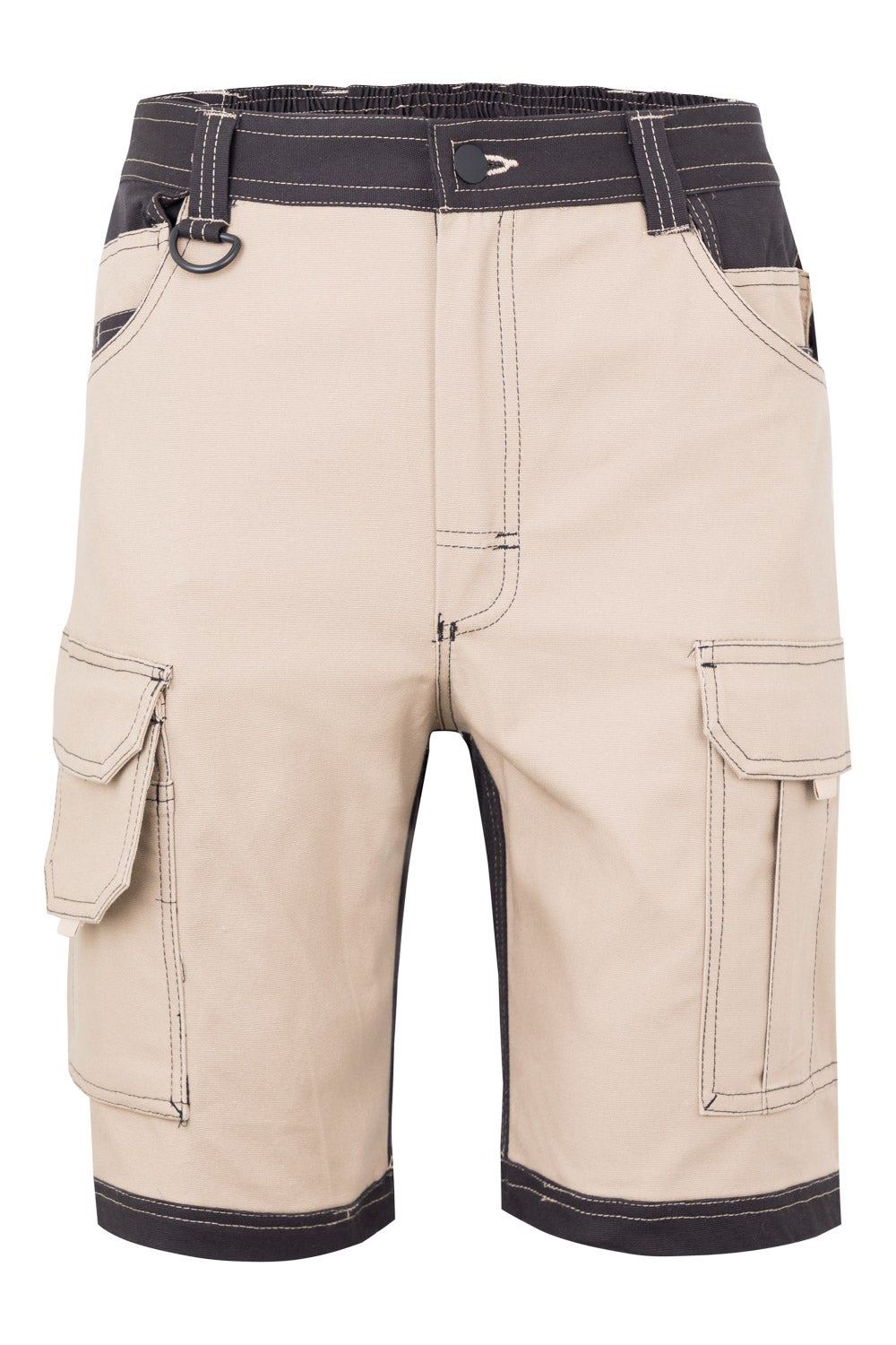 Bermudas canvas stretch bicolor con bolsillos flotantes - imagen Velilla Group