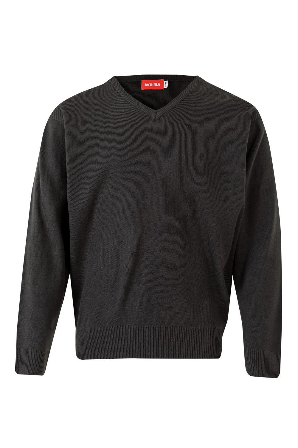 Jersey punto fino con cuello en pico