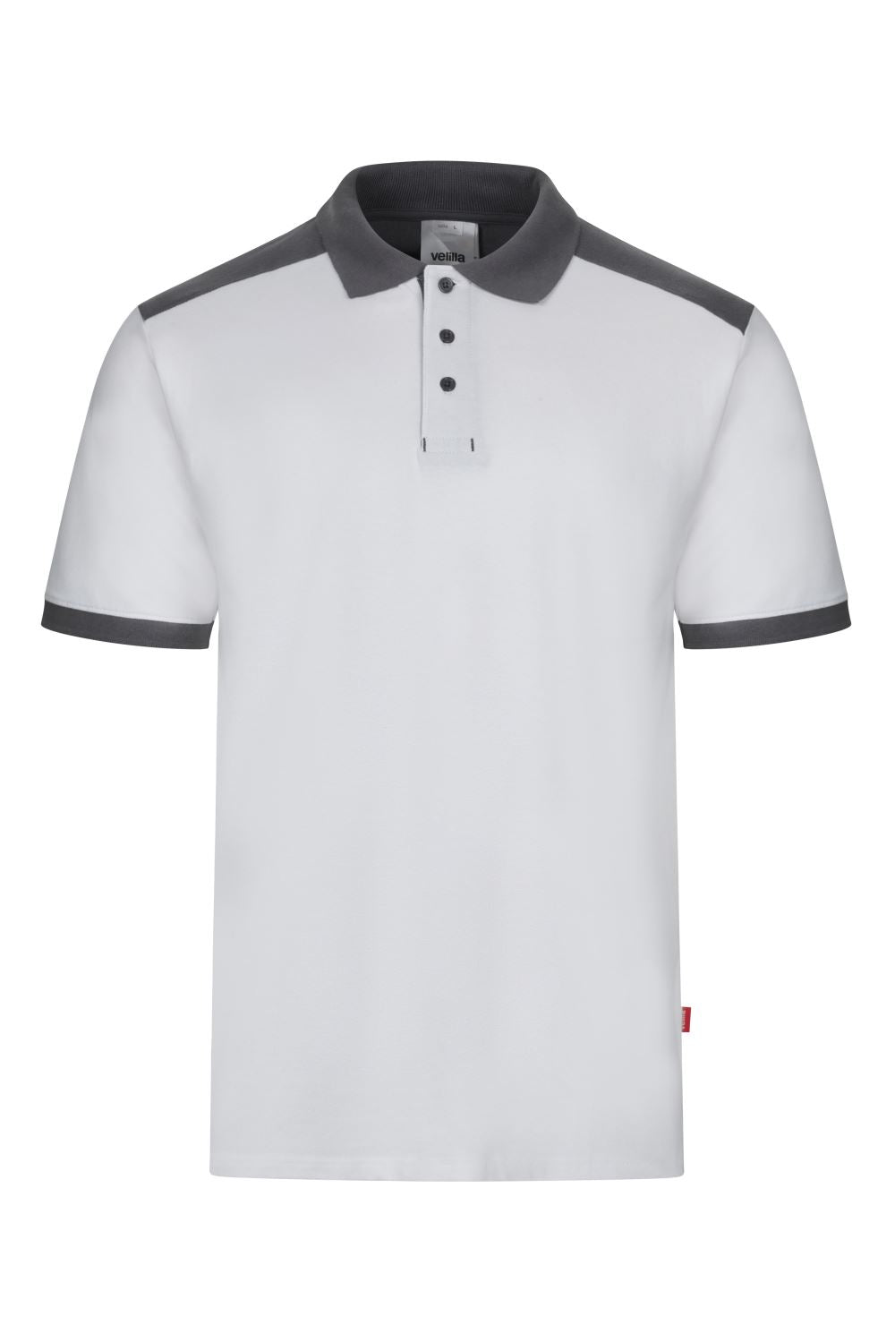 Polo stretch bicolor manga corta