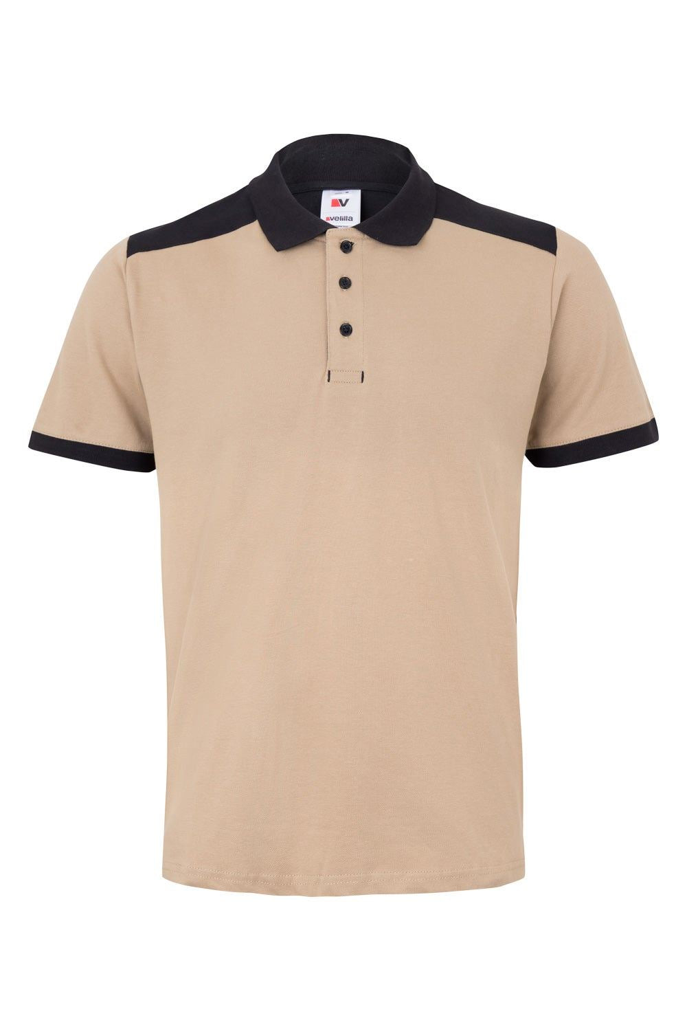 Polo stretch bicolor manga corta - imagen Velilla Group