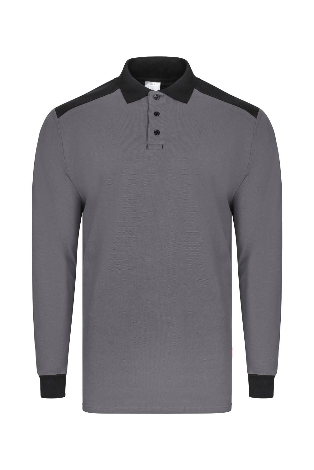 Polo stretch bicolor manga larga - imagen Velilla Group