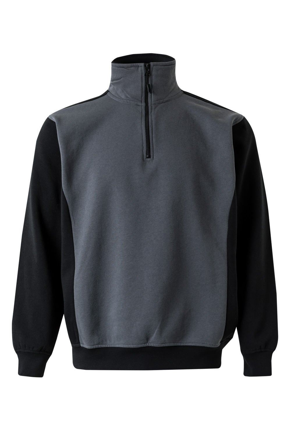Sudadera bicolor con media cremallera - imagen Velilla Group
