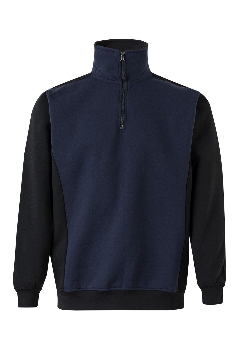 Sudadera bicolor con media cremallera - imagen Velilla Group
