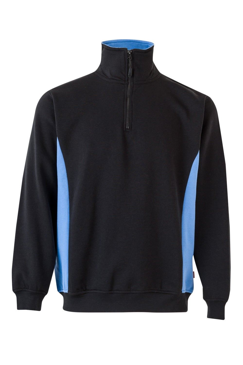 Sudadera bicolor con media cremallera - imagen Velilla Group