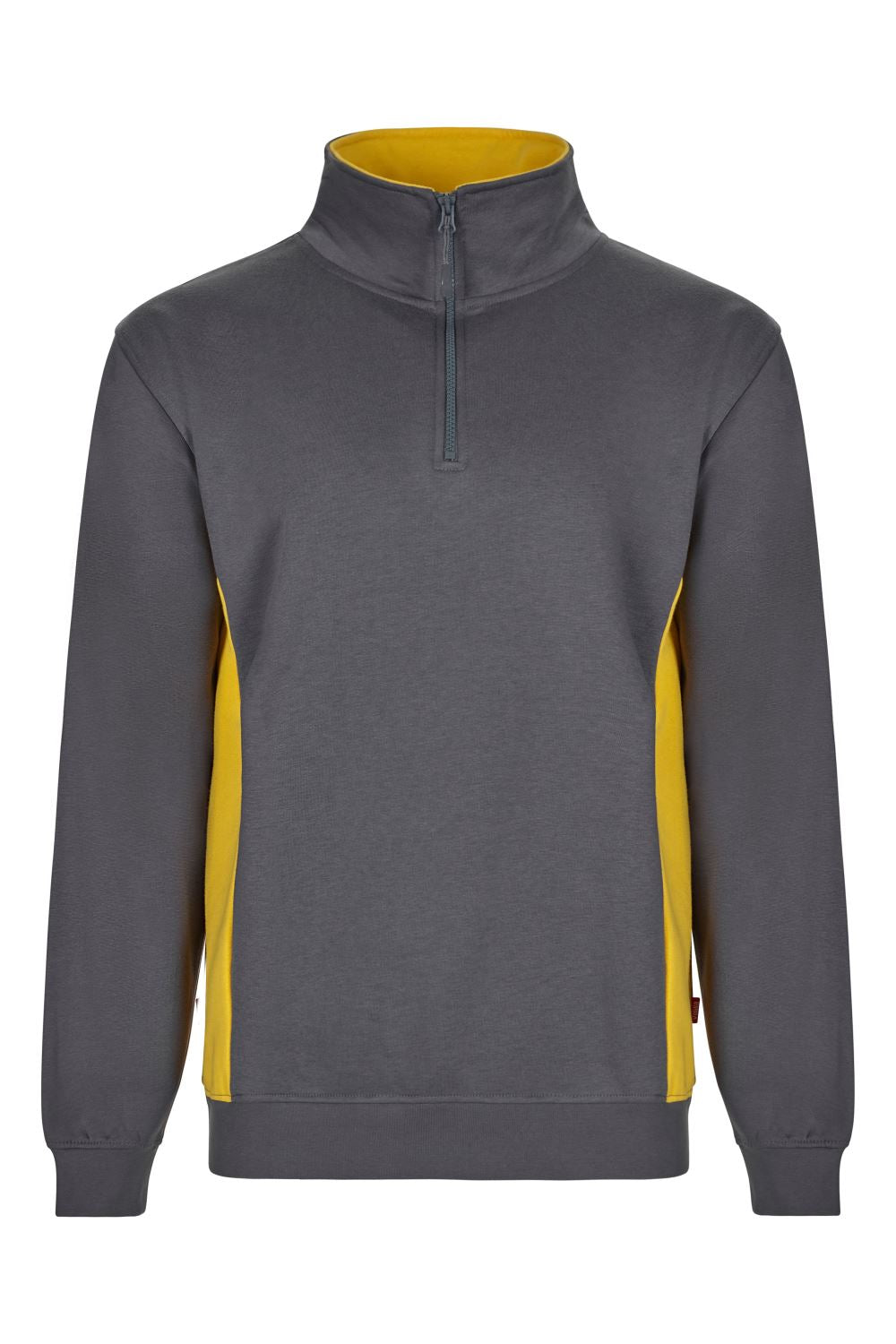 Sudadera bicolor con media cremallera - imagen Velilla Group