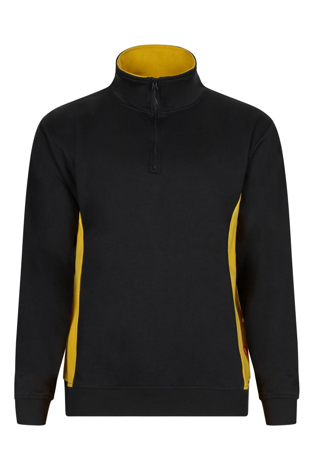 Sudadera bicolor con media cremallera - imagen Velilla Group