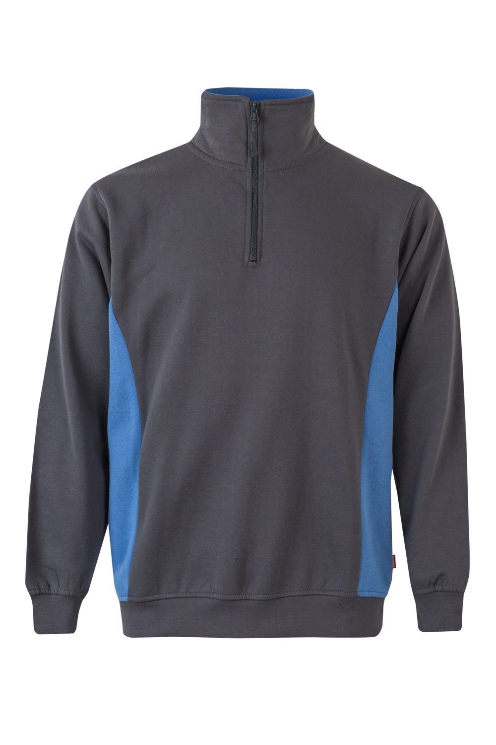Sudadera bicolor con media cremallera - imagen Velilla Group
