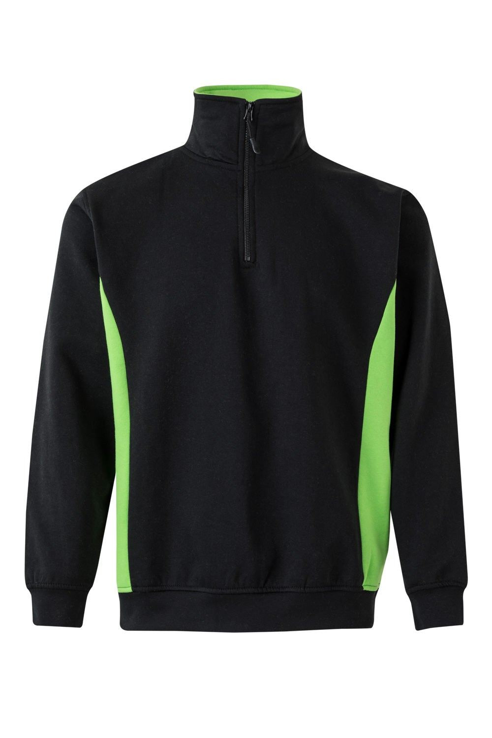 Sudadera bicolor con media cremallera - imagen Velilla Group