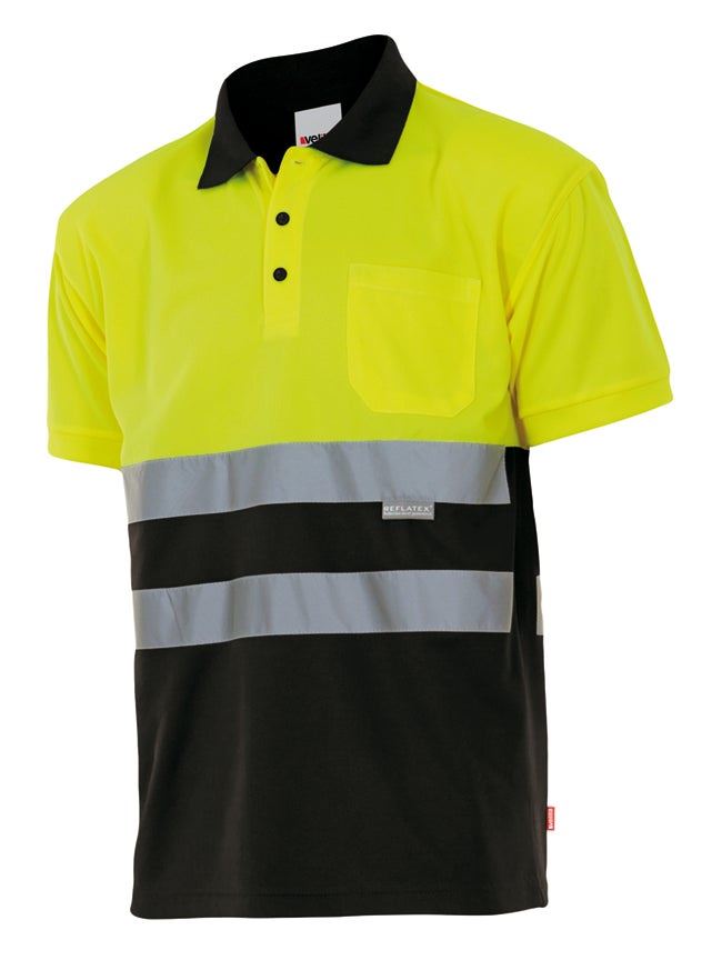 Polo bicolor manga corta - imagen Velilla Group