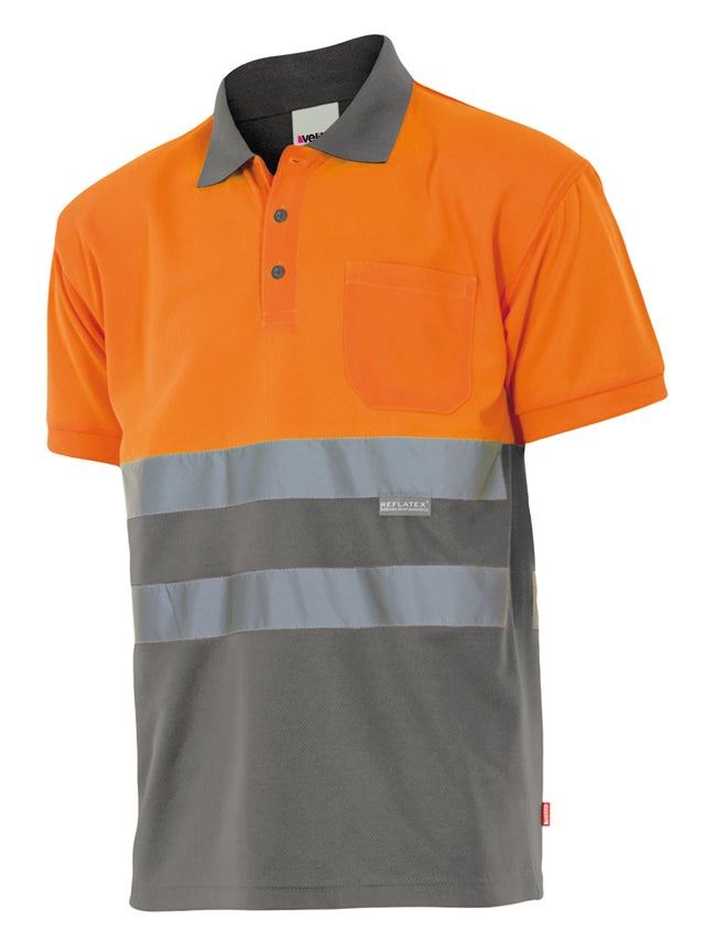 Polo bicolor manga corta - imagen Velilla Group