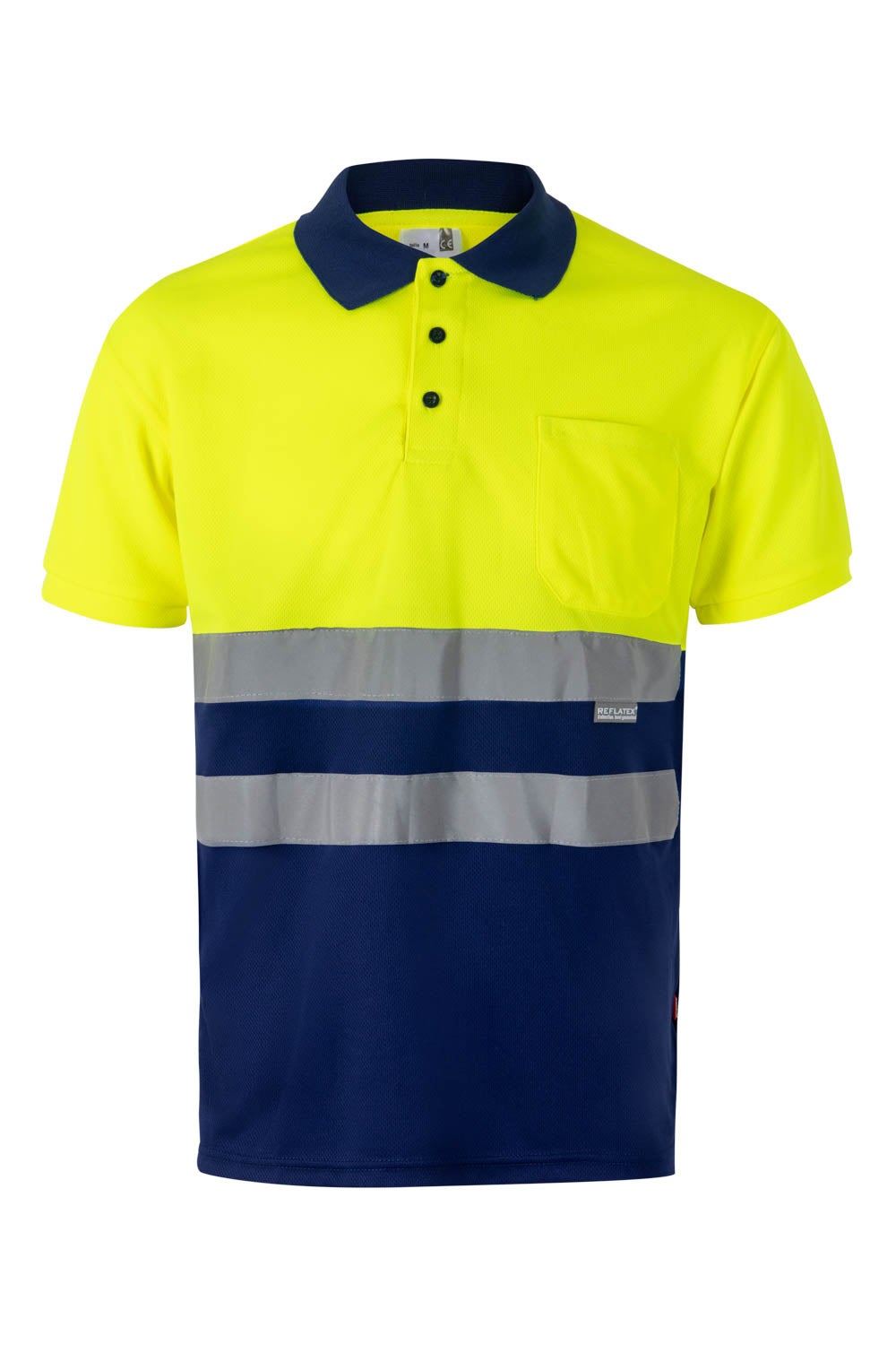 Polo bicolor manga corta - imagen Velilla Group