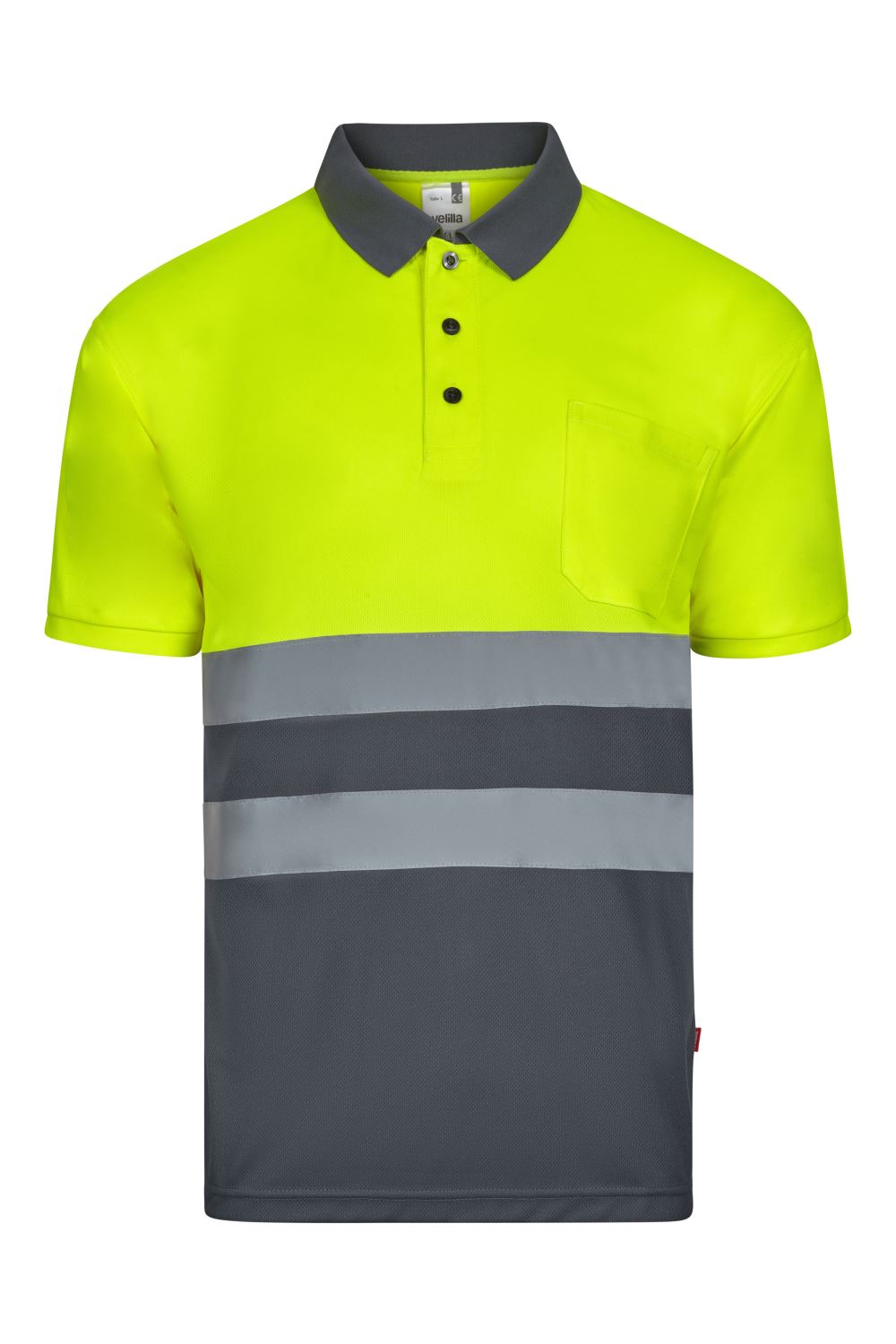 Polo bicolor manga corta
