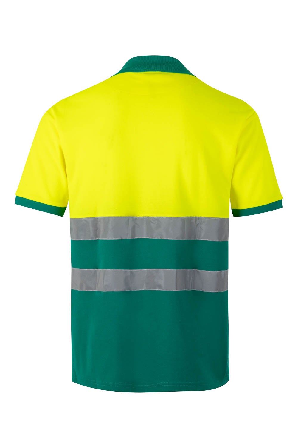 Polo algodón bicolor manga corta - imagen Velilla Group