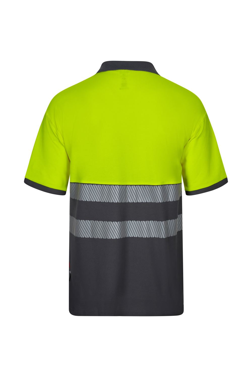 Polo algodón bicolor manga corta cinta segmentada - imagen Velilla Group