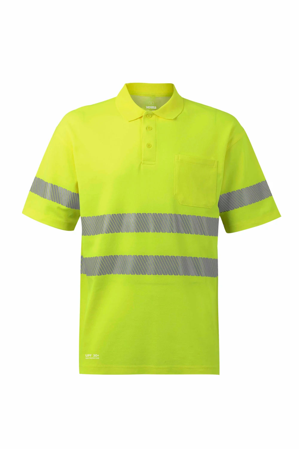 Polo algodón manga corta cinta segmentada - imagen Velilla Group