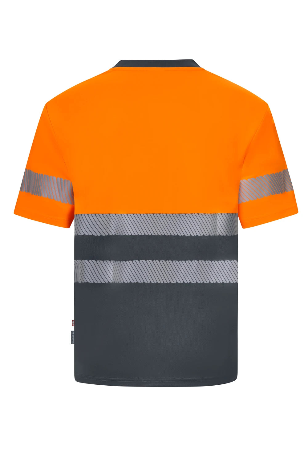 Camiseta poliéster reciclado bicolor manga corta cinta segmentada - imagen Velilla Group