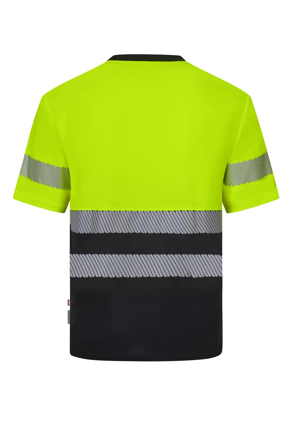 Camiseta poliéster reciclado bicolor manga corta cinta segmentada - imagen Velilla Group