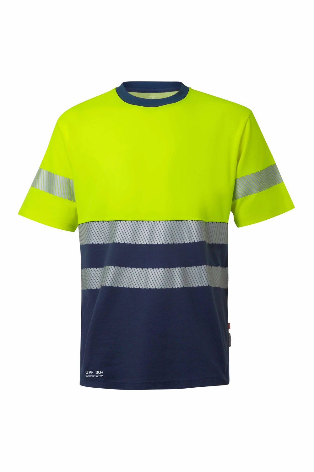 Camiseta algodón bicolor manga corta  cinta segmentada - imagen Velilla Group