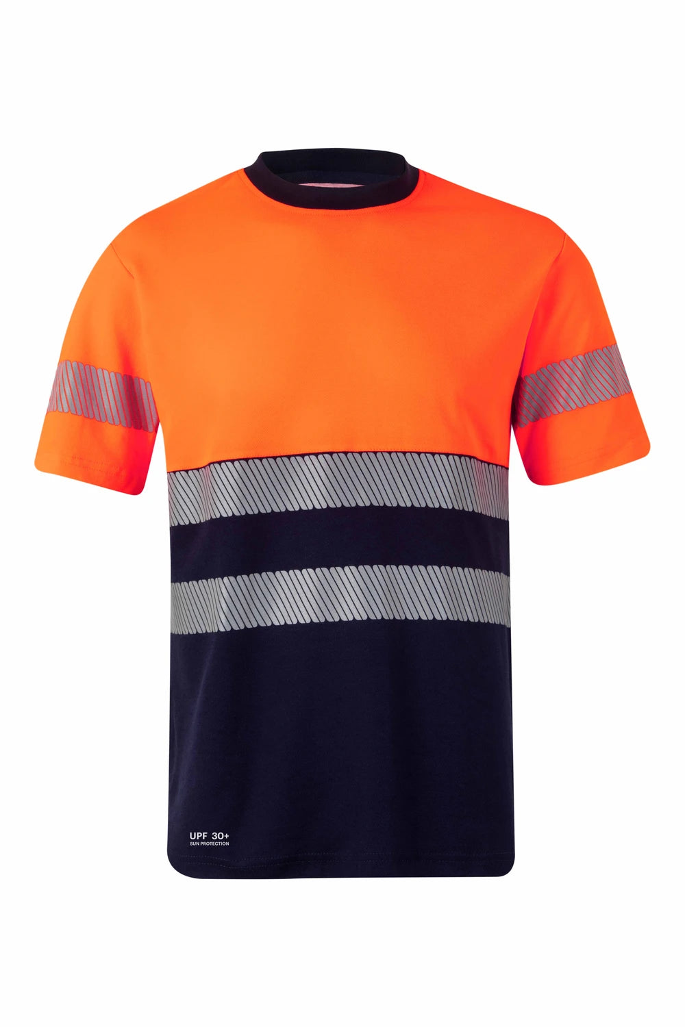Camiseta algodón bicolor manga corta  cinta segmentada - imagen Velilla Group