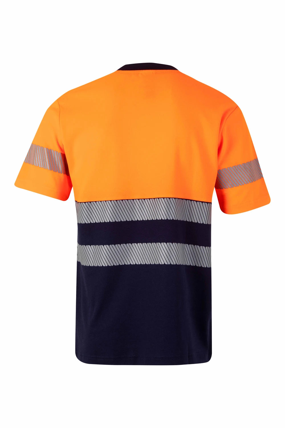 Camiseta algodón bicolor manga corta  cinta segmentada - imagen Velilla Group