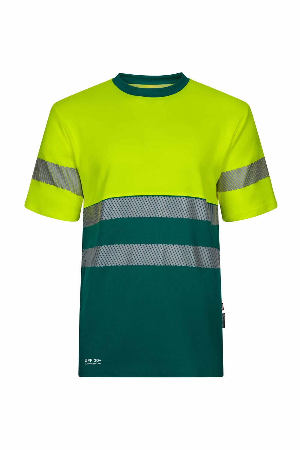 Camiseta algodón bicolor manga corta  cinta segmentada - imagen Velilla Group