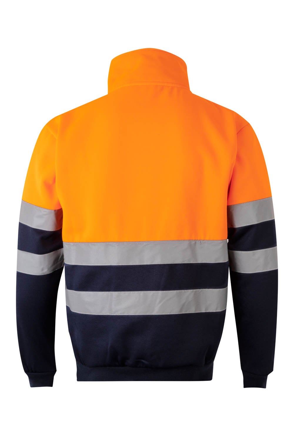 Sudadera bicolor con media cremallera - imagen Velilla Group