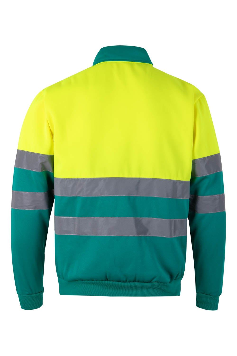 Sudadera bicolor con media cremallera - imagen Velilla Group